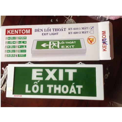 Đèn Exit Kentom 1 Mặt KT-610