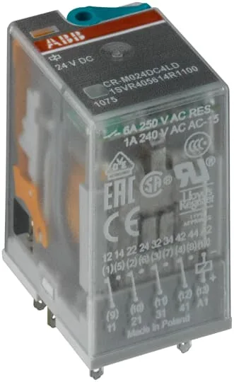 Rơ Le Trung Gian ABB 14 Chân 110VDC CR-MX110DC4