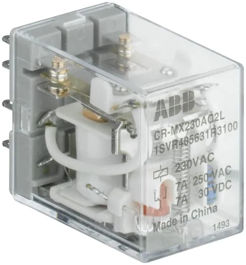 Rơ Le Trung Gian ABB 8 Chân 12VDC CR-MX012DC2L
