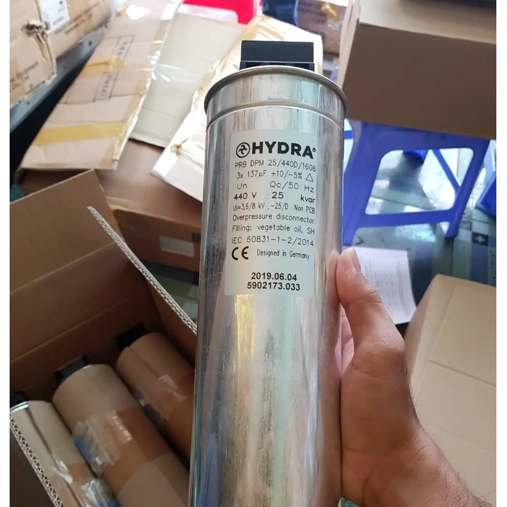 Tụ Bù Công Suất Phản Kháng Hydra 25kVar DPM-25-440