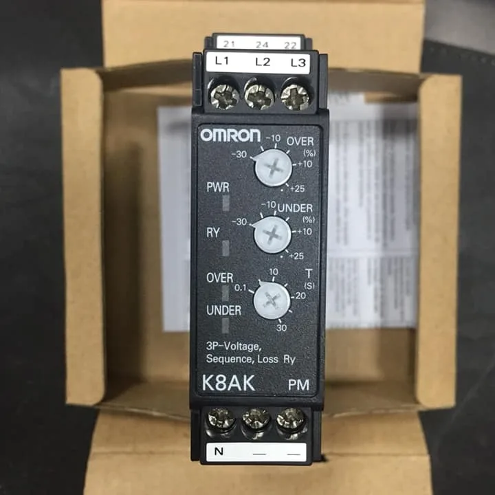 Rờ Le Bảo Vệ Mất Pha Thấp Áp Quá Áp Omron K8AK