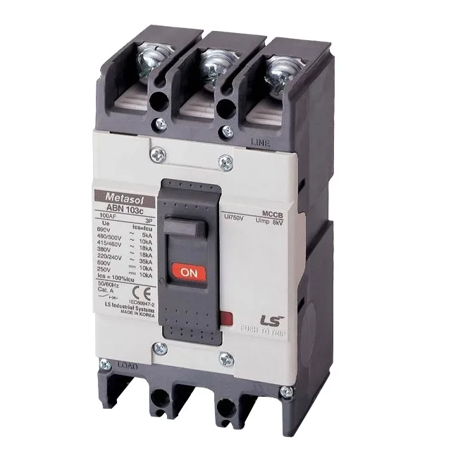 Aptomat MCCB Khối LS Metasol 3P 100A ABN103C