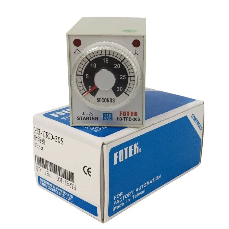 Rờ Le Timer Khởi Động Sao Tam Giác Fotek H3-TRD-30S