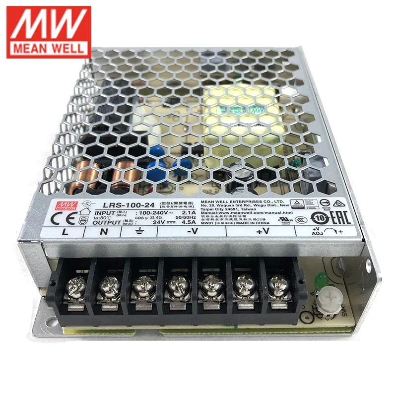 Bộ Nguồn Power Supplier Meanwell 24VDC 100W LRS-100-24