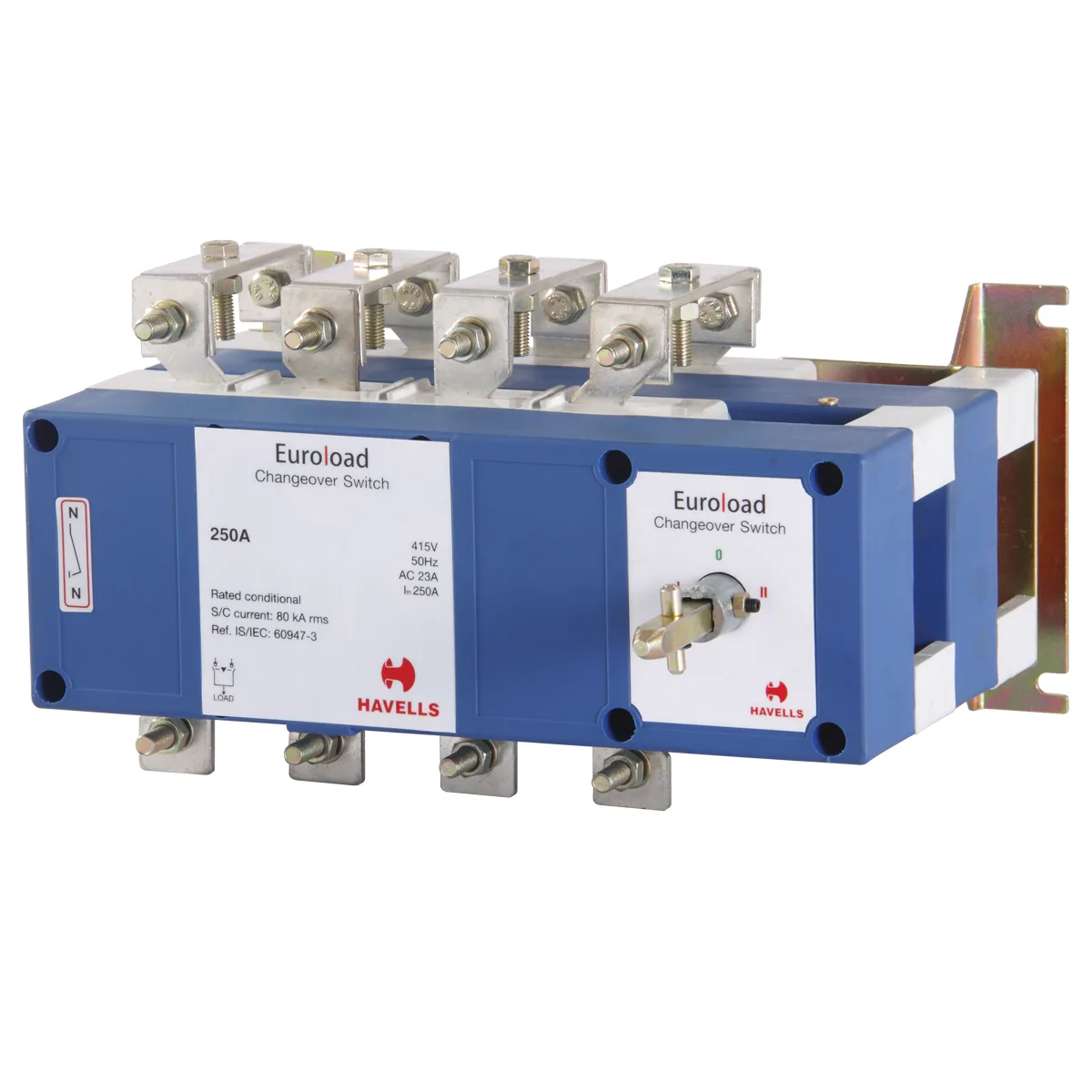 Aptomat CB Đảo Nguồn MTS Havells 4P 250A IHCNFO0250