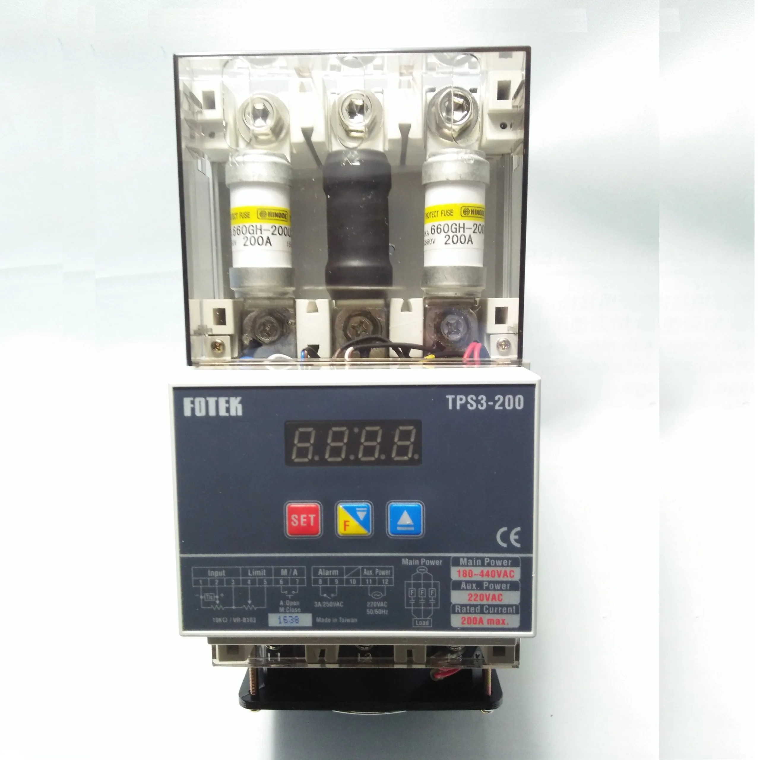 Bộ Điều Khiển Nguồn Power Regulator Fotek 3P 180-440V 200A TPS3-200