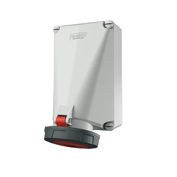 Ổ Cắm Công Nghiệp Xéo Bắt Nổi Mennekes IP67 3P+N 125A 143