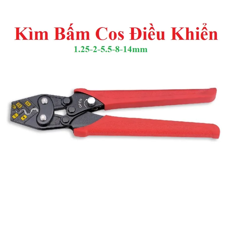Kìm Bấm Cos Điều Khiển Loại Tốt Gestar 1.25-14mm 895-282