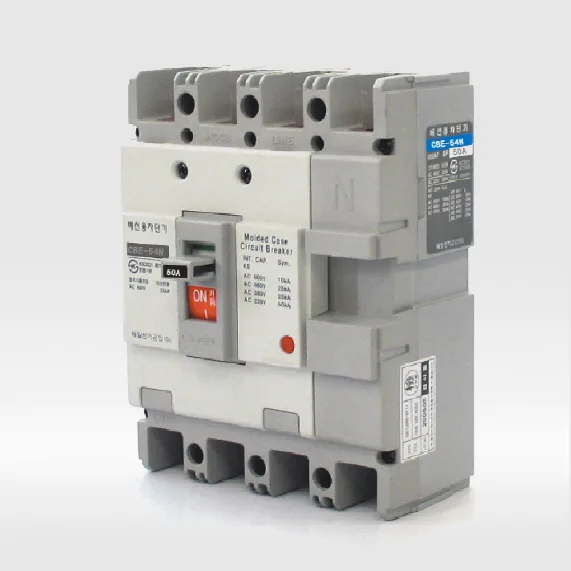 Aptomat MCCB  Loại 3 Pha 4 Cực CBE54N
