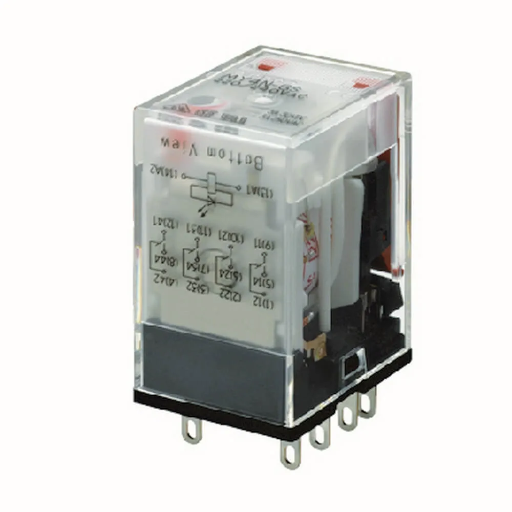 Rờ le 14 chân nhỏ dẹt , 3A, 24VDC OMROM MY4N-GS DC24