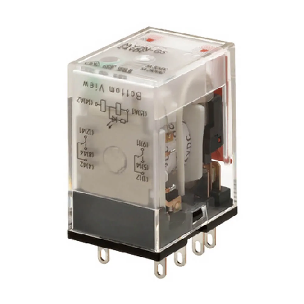 Rờ le 8 chân nhỏ dẹt, 3A, 220VAC OMROM MY2N-GS AC240