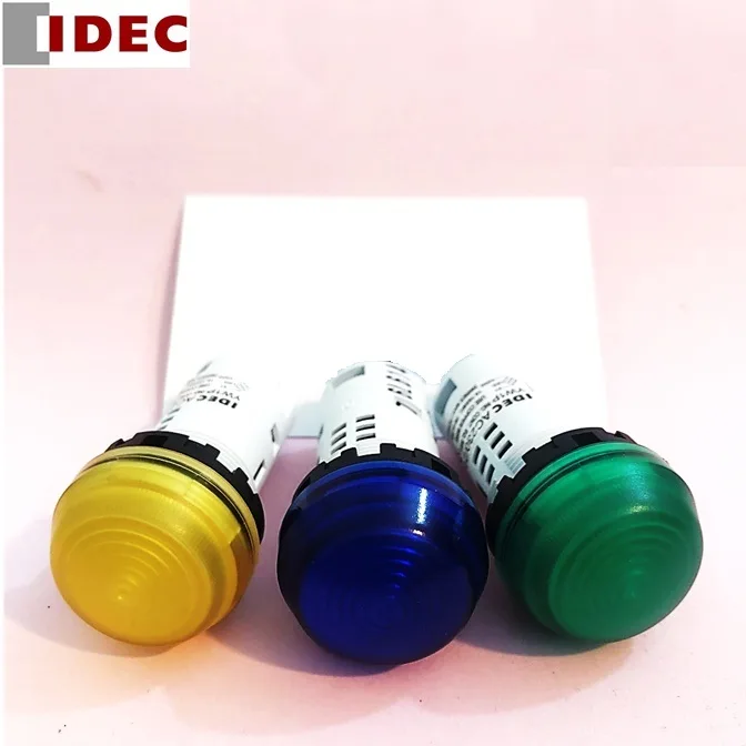Đèn Led Báo Pha Đỏ IDEC D22 YW1P-2UQ4R