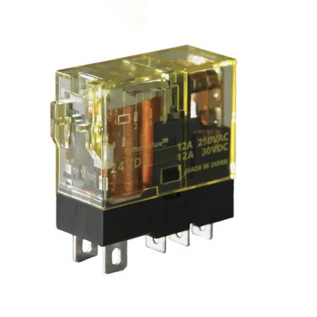 Đế Rờ Le 5 chân dẹp, có đèn, 12A/220V AC IDEC RJ1S-CL-A230