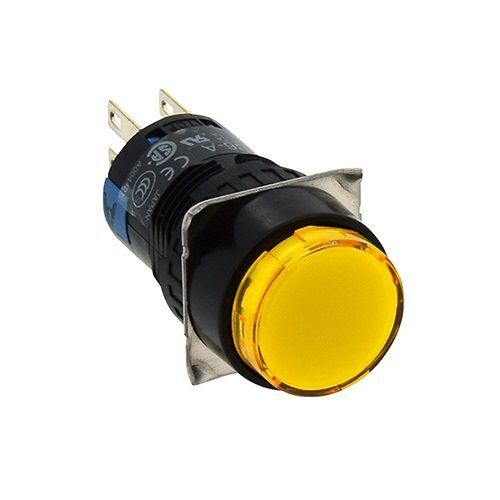Nút Nhấn Tròn Không Đèn IDEC AB6M-M1YG