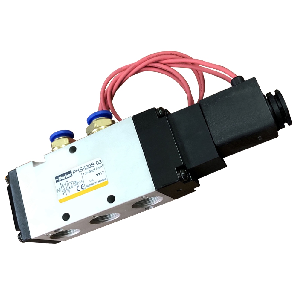 Van Điện Từ 5 Cửa, 2 Vị Trí Ren 17 PARKER PHS-530S-03-220V