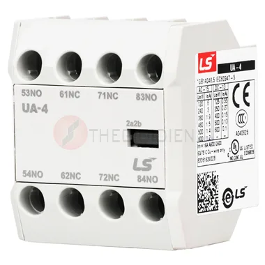 Tiếp Điểm Phụ LS UA-4 Bên Trên 2NO+2NC Dùng Cho MC-6A~150A