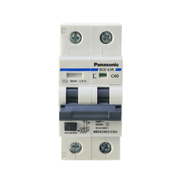 Aptomat Chống Giật RCBO Panasonic 20A BBDE22031CNV