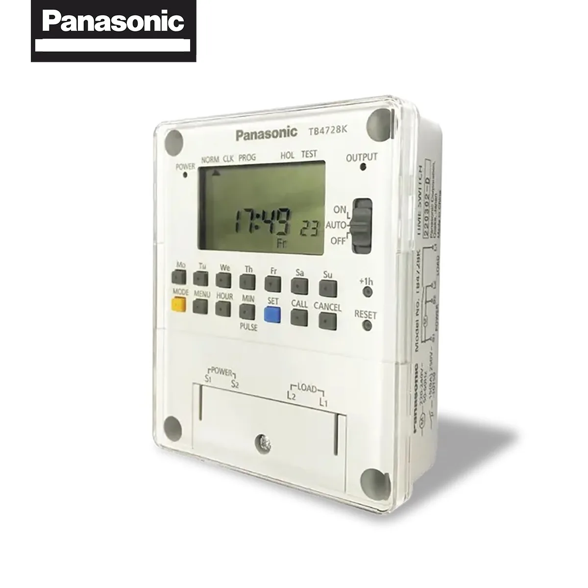 Rờ Le Hẹn Giờ Bật Tắt Tự Động Theo Tuần Panasonic TB4728KE7V