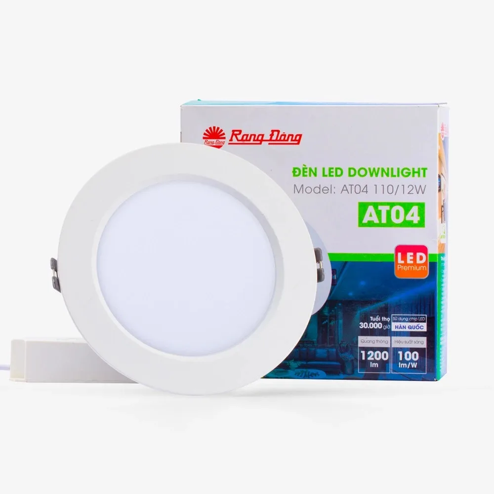 Đèn Led Âm Trần Downlight Rạng Đông AT04-110-12W