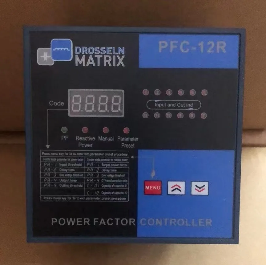 Bộ Điều Khiển Tụ Bù Power Factor Controller Drosseln Matrix 12 Cấp PFC-12R
