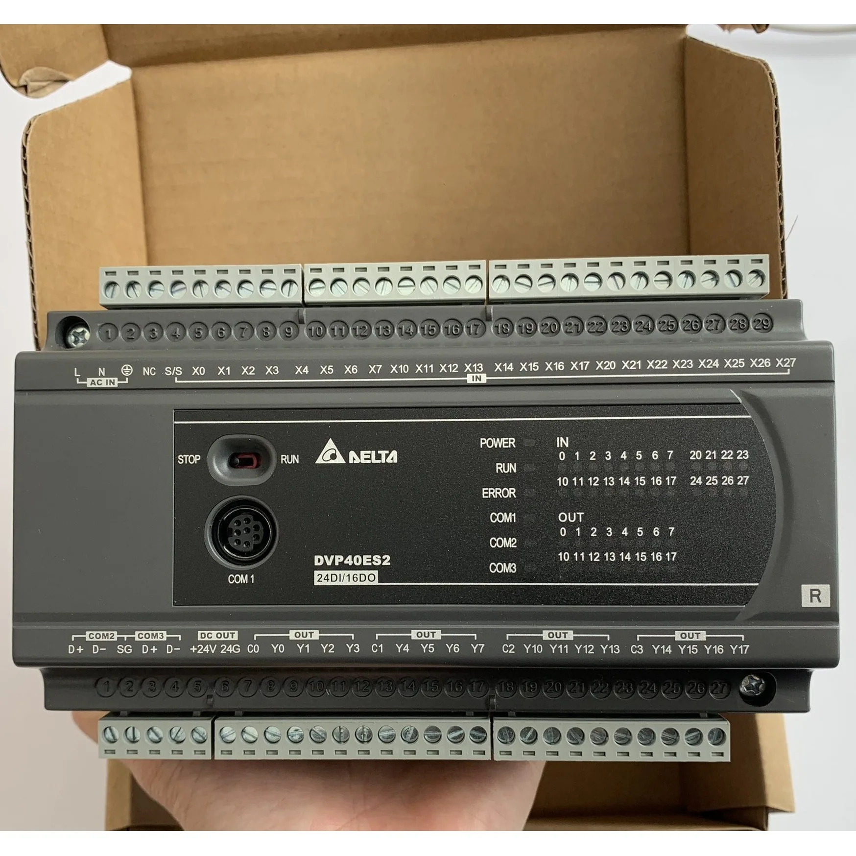 Bộ Lập Trình Điều Khiển PLC Delta 40 I/O DVP40ES200R