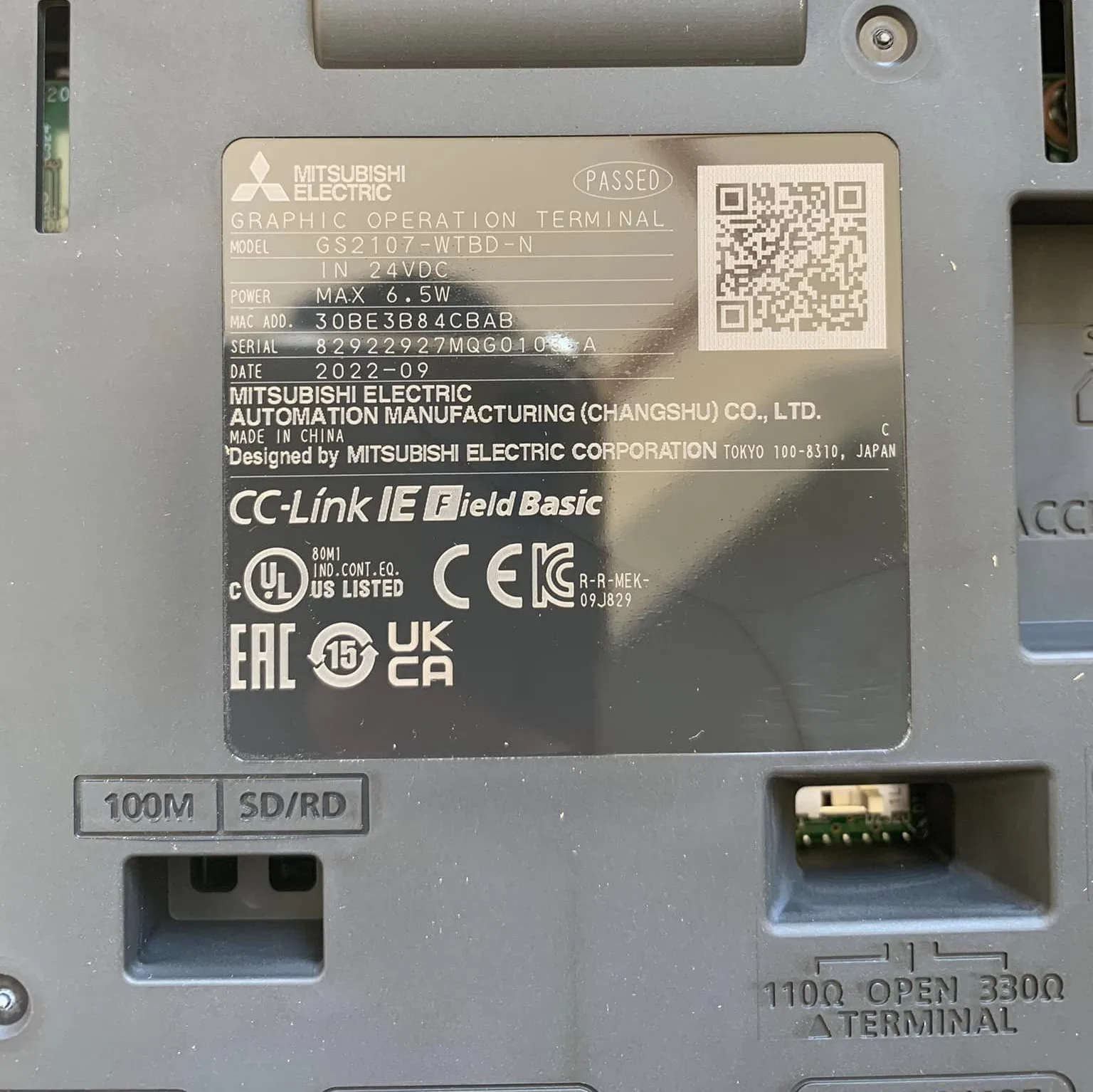 Màn Hình Lập Trình Điều Khiển HMI Mitsubishi GS2107-WRBD-N