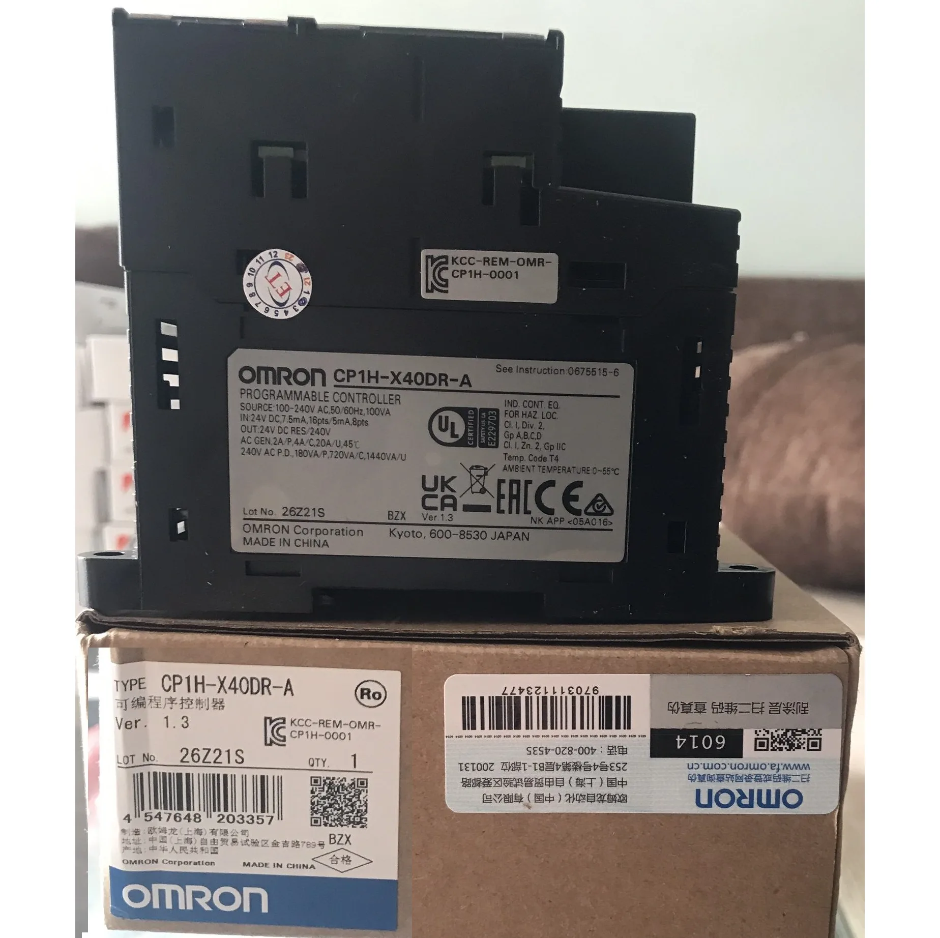 Bộ Lập Trình Điều Khiển PLC Omron CP1H-X40DR-A