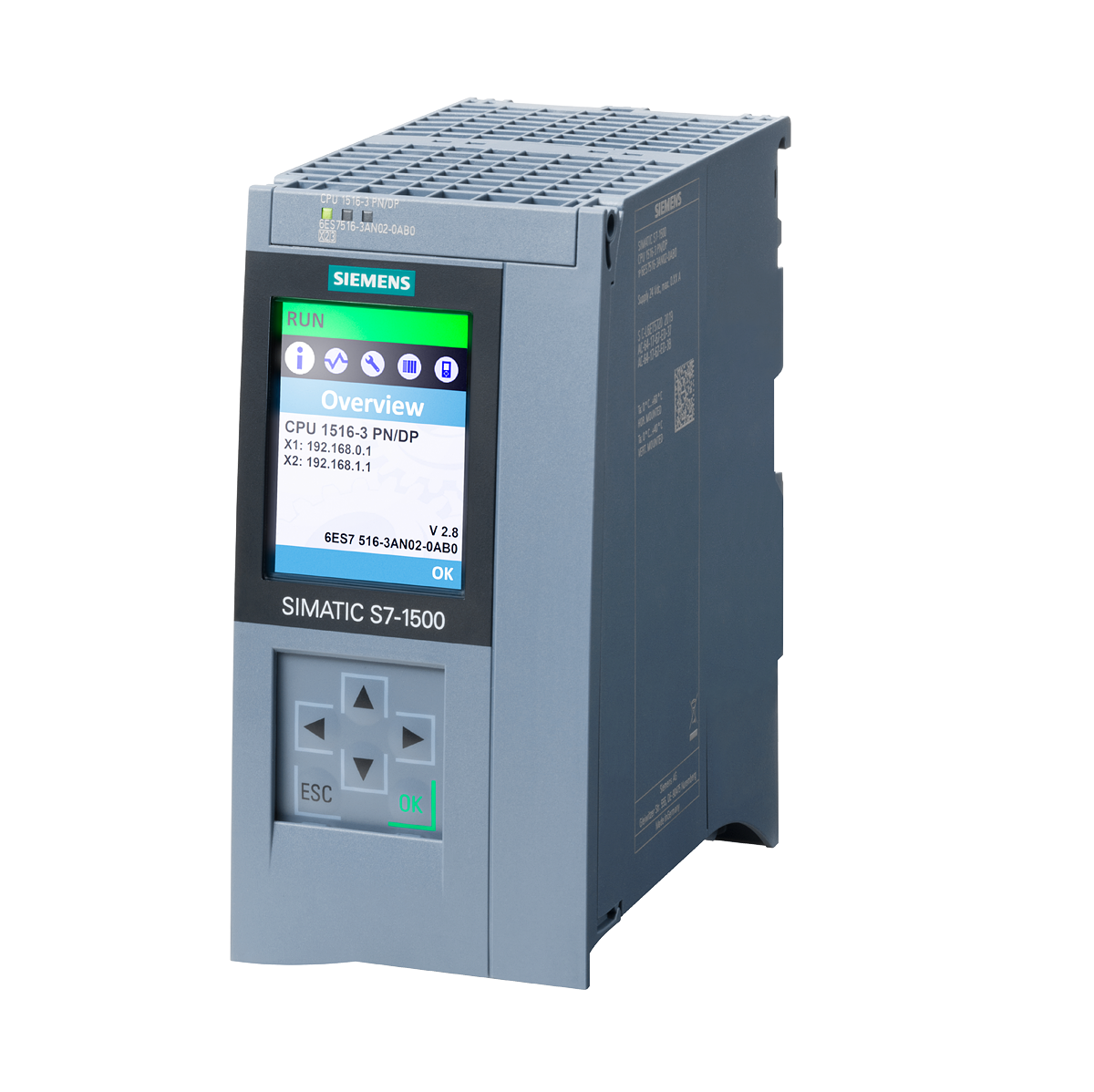Bộ Lập Trình Điều Khiển PLC S7-1500 Siemens 6ES7516-3AN02-0AB0