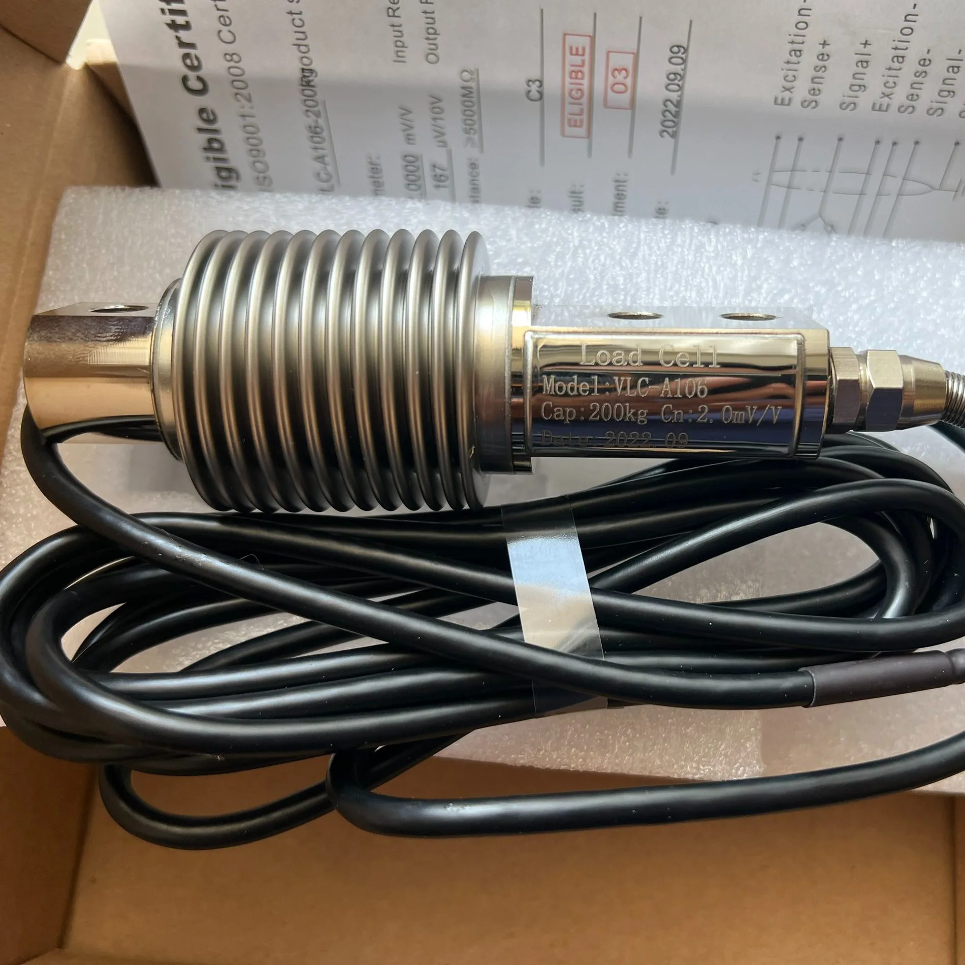 Thiết Bị Đo Trọng Lượng Cân Nặng Loadcell VMC 200kg VLC-A106