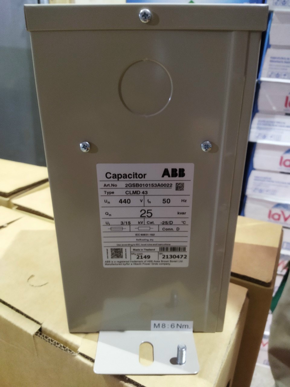 Tụ Bù Capacitor ABB CLMD43 20kVar 2GSB010150A0022