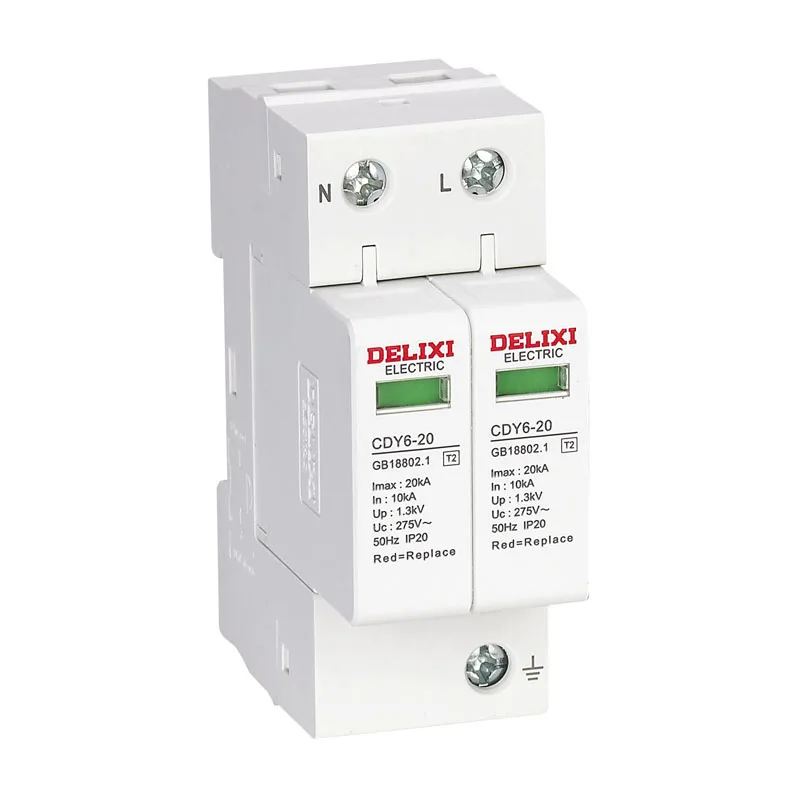 Chống Sét Lan Truyền Delixi 1P+N 40kA CDYN2405