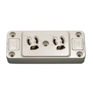 Ổ Cắm Đôi 3 Chấu Meikosha 15A ME8631