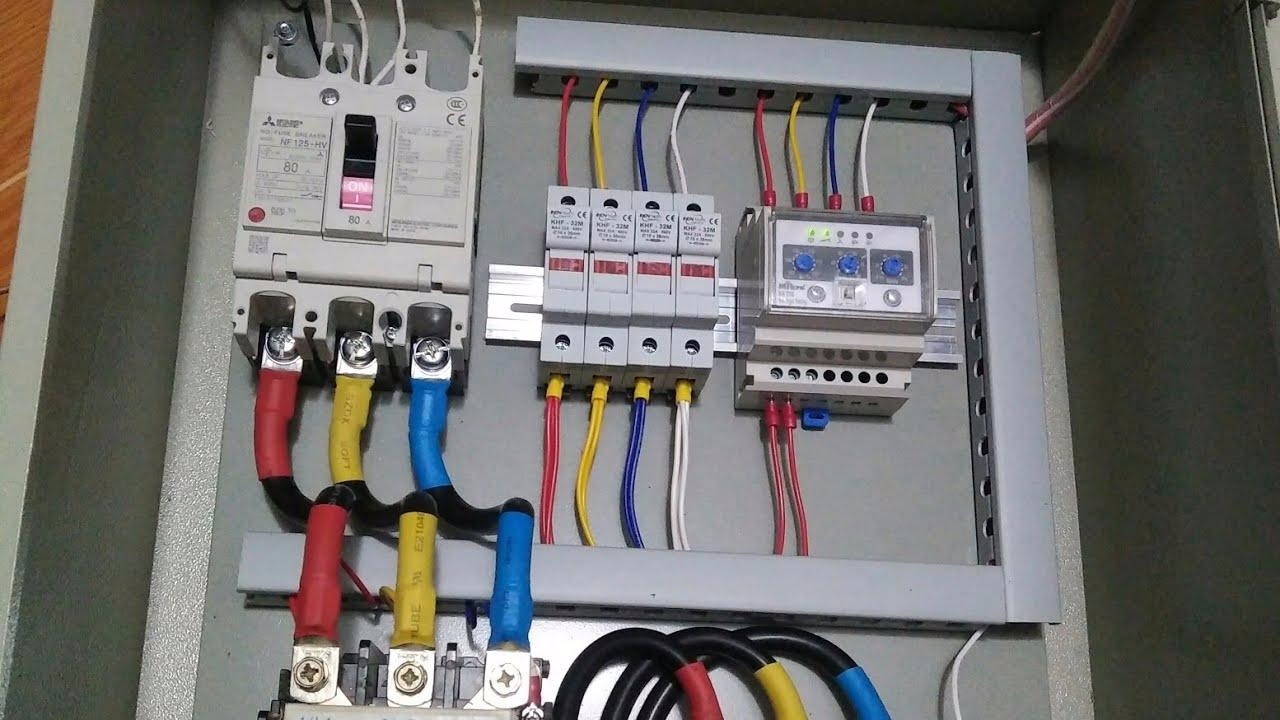Tủ Điện Nguồn Bảo Vệ Mất Pha 100A TMP-100