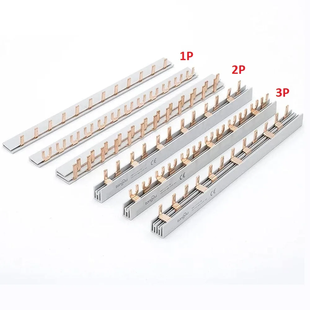 Thanh Lược Đồng Busbar Cầu Cho CB Tép 2P 63A THALU-2P63