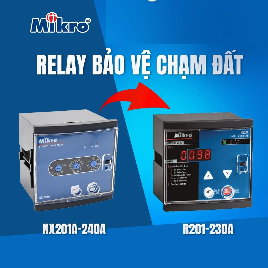 Rờ Le Bảo Vệ Chống Chạm Đất EF Mikro R201