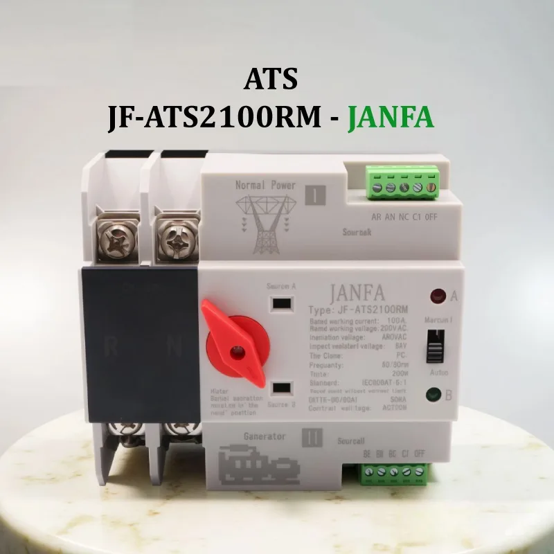 Bộ Chuyển Nguồn Tự Động Từ Lưới Điện Sang Máy Phát Điện JF-ATS2100RM