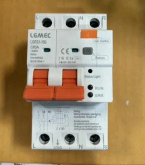 Aptomat CB Chống Giật Chống Sốc Cách Ly 2P 63A LGFS1-100