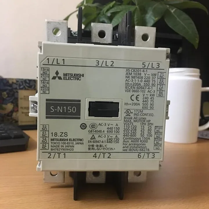 Khởi Động Từ Contactor 3P 150A Mitsubishi S-N150