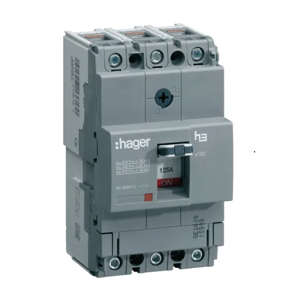 Aptomat MCCB Hager 3P 100A HDA100Z