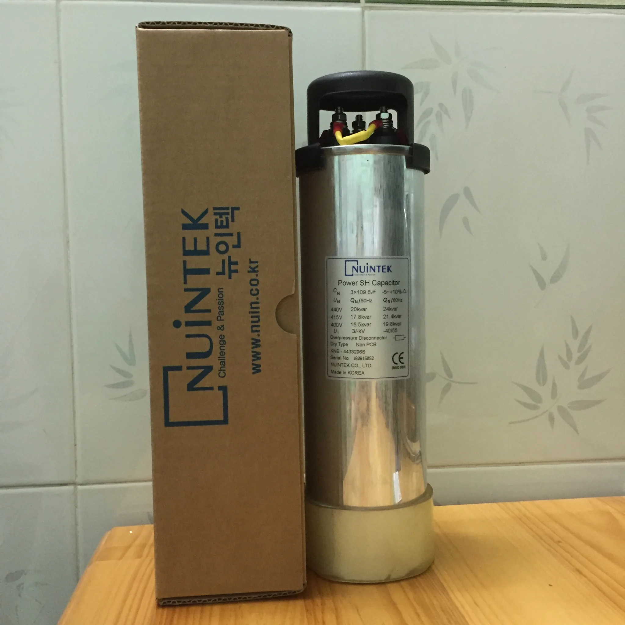 Tụ Bù Capacitor Nuintek 3P 10kVar KNE-4431646S