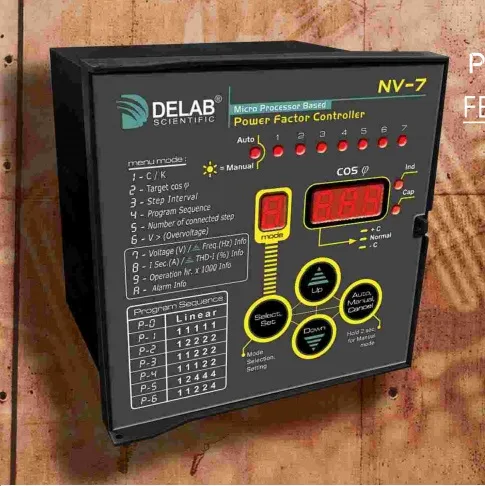 Bộ Điều Khiển Tụ Bù Cos Phi 7 Cấp Delab NV-7