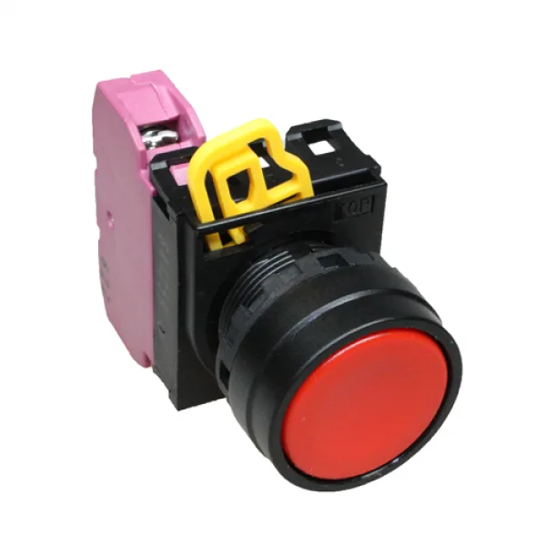 Nút Nhấn Đỏ Push Button Off Idec 22mm YW1B-M1E01R