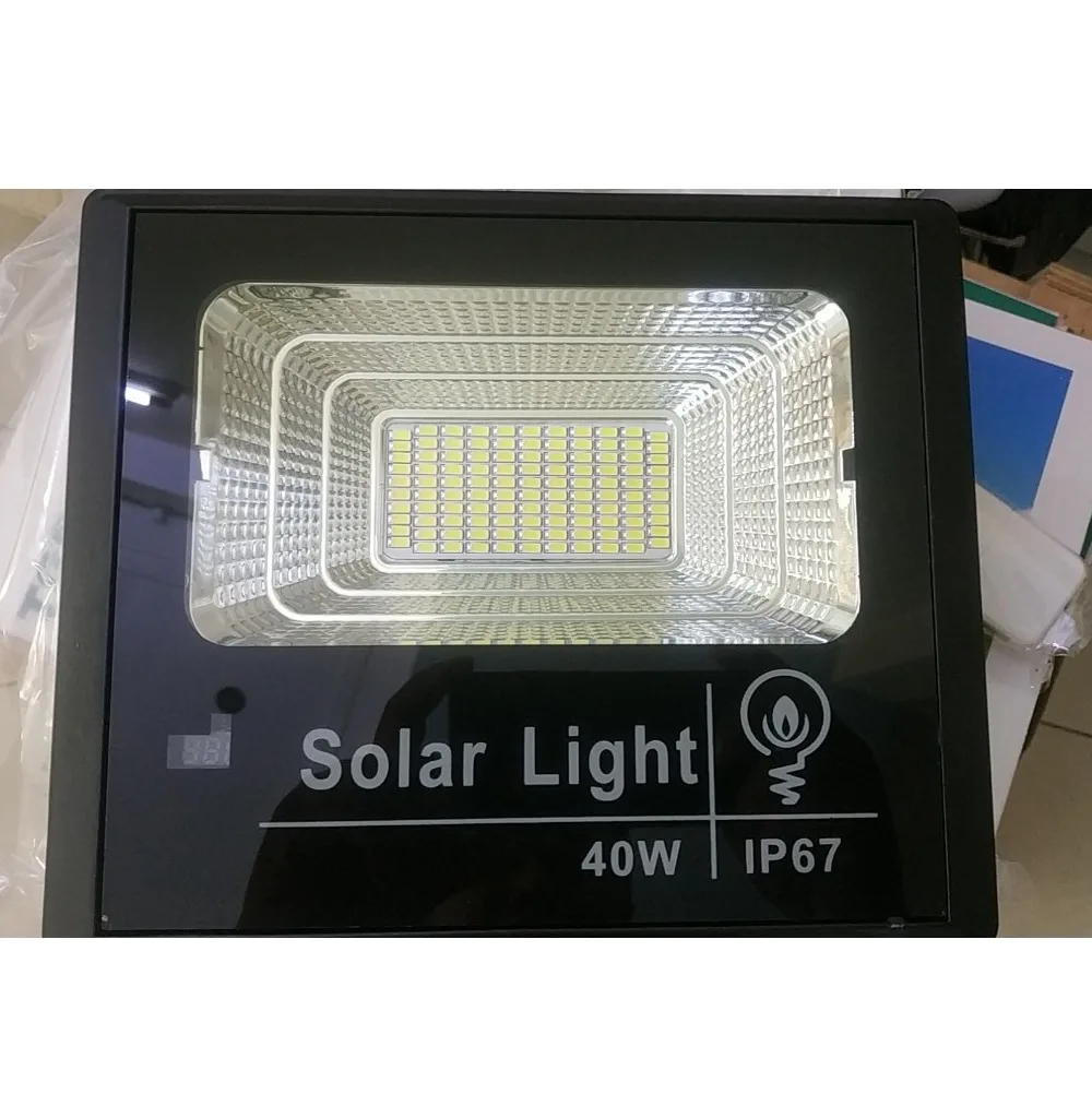 Đèn Led Pha Năng Lượng Mặt Trời Dona 40W PLN40