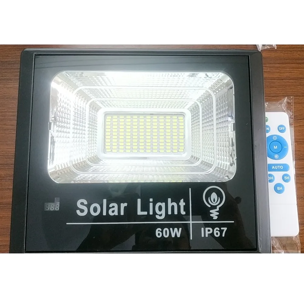 Đèn Led Pha Năng Lượng Mặt Trời Dona 60W PLN60