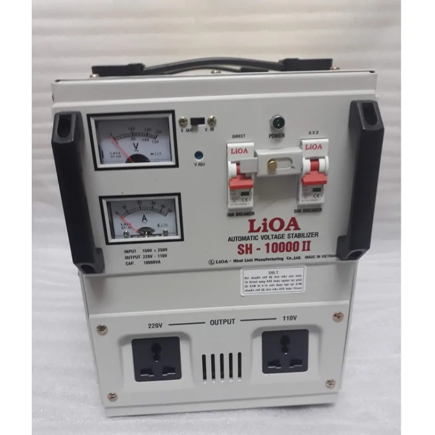 Ổn Áp 1 Pha 10KVA Lioa SH-10000II