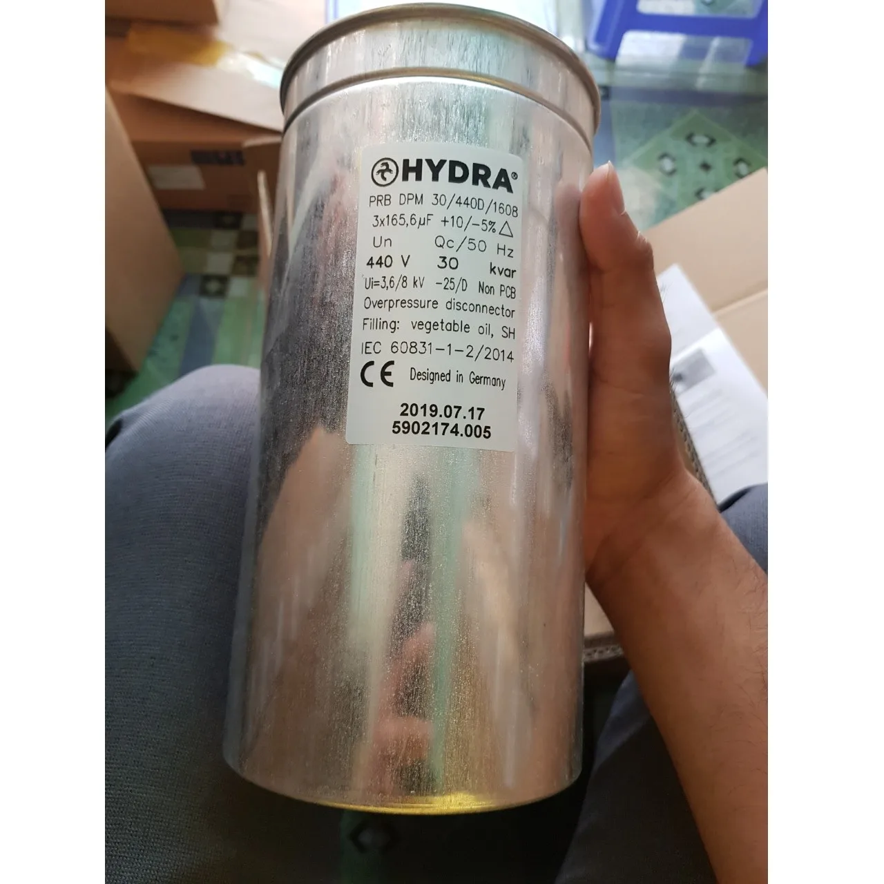 Tụ Bù Công Suất Phản Kháng Hydra DPM-30-440
