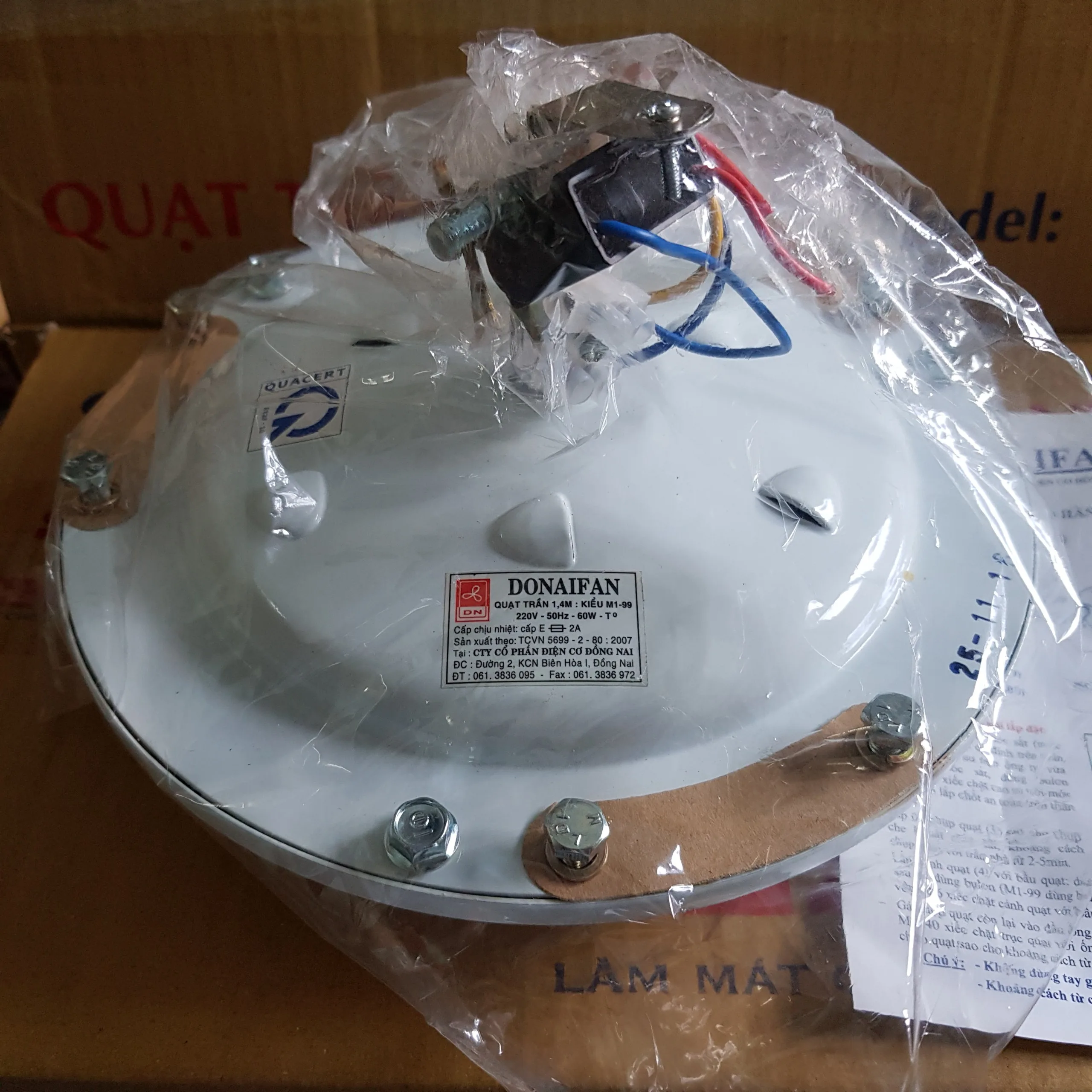 Quạt Trần 3 Cánh 1.4m Donaifan M1-99