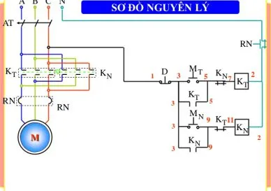 Sơ Đồ Đấu Dây Motor 3 Pha Chạy Đảo Chiều Thuận Nghịch