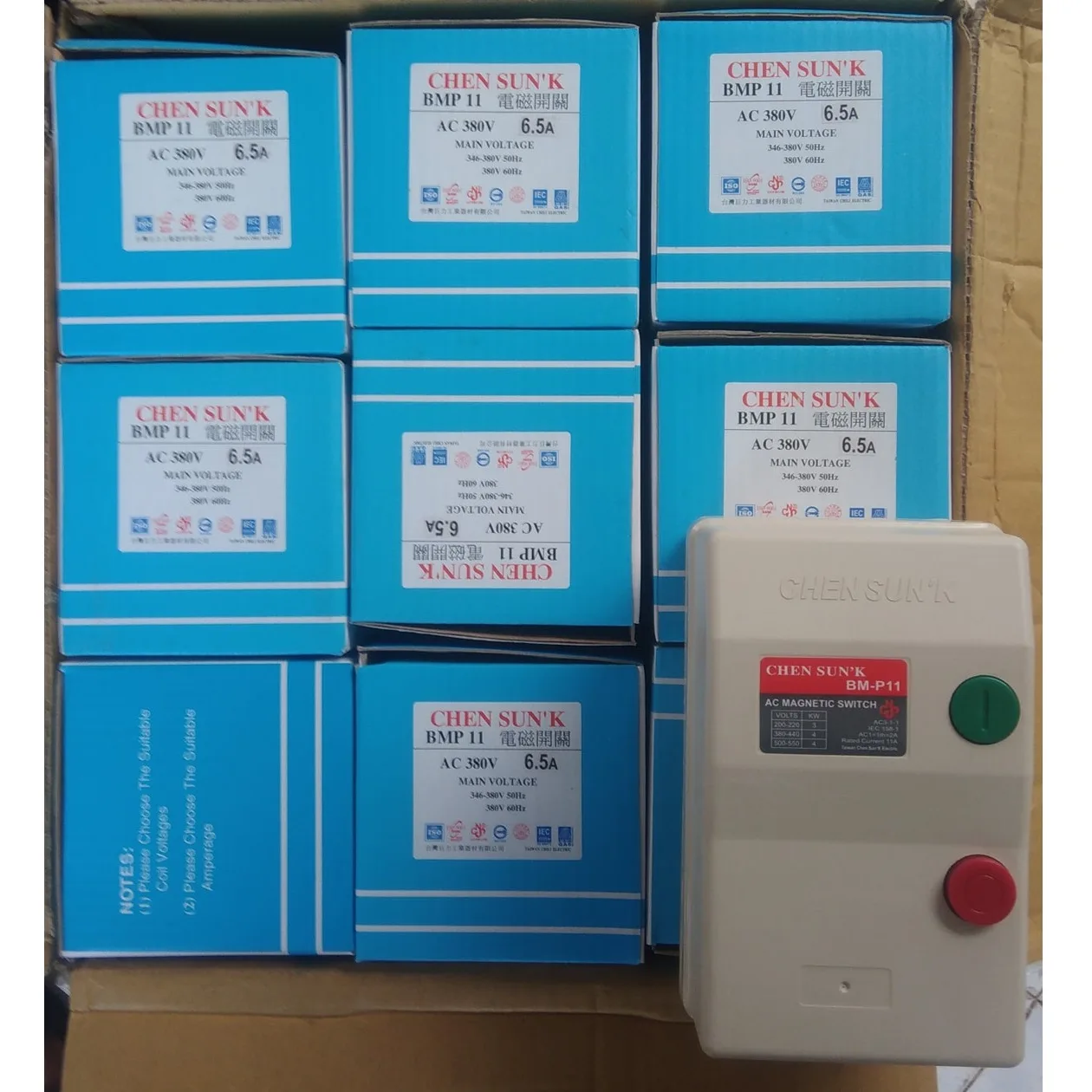 Khởi Động Từ Hộp 3P 380V Chen Sun’k BM-P11