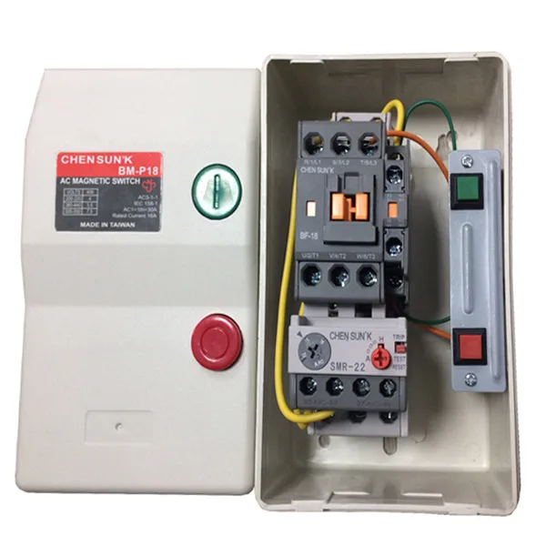 Khởi Động Từ Hộp 3P 380V Chen Sun’k BM-P18